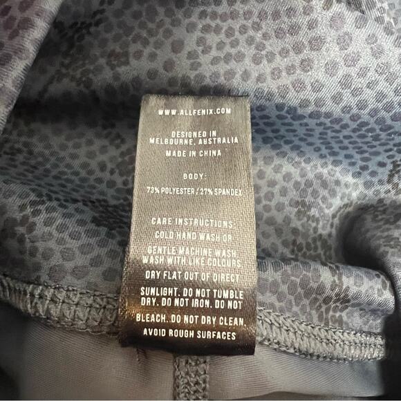 All Fenix 7/8 legging and sports bra set blue python snakeskin SET - Picture 4 of 9